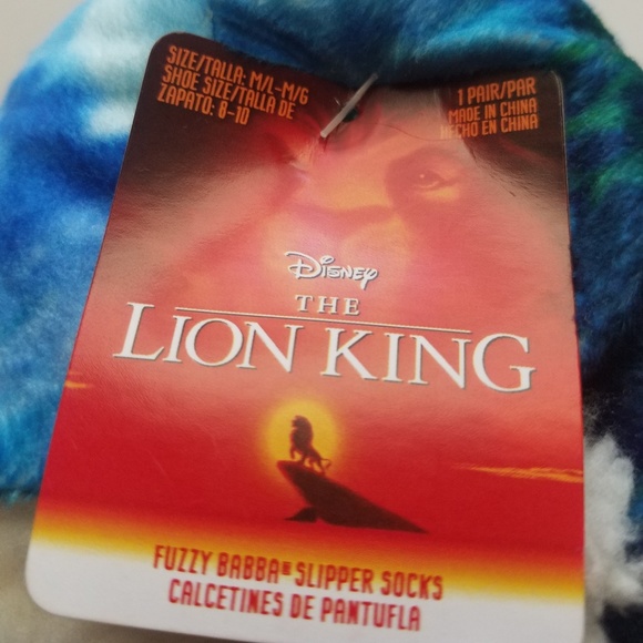 Disney The lion king womens fuzzy slipper socks - Picture 3 of 5